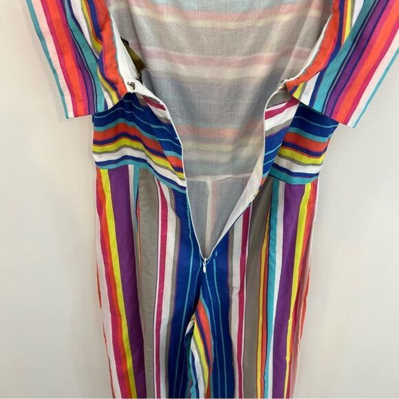 NWT Revolve x House of Harlow 1960 Hugh Jumpsuit in Multi Stripe | Size S - Picture 7 of 12